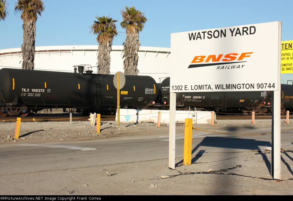 BNSF Watson Yard entrance.